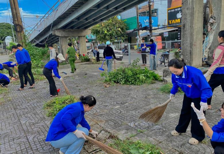 Một buổi ra quân của xã Đoàn An Minh